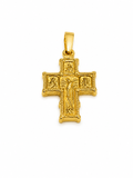 Cruz Oro Cristo Bizantina
