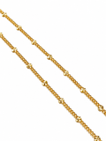 Cadena Oro Amarillo Estrellas