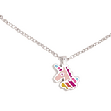 Agatha Ruiz de la Prada Silver Pendant Unicorn in the Clouds