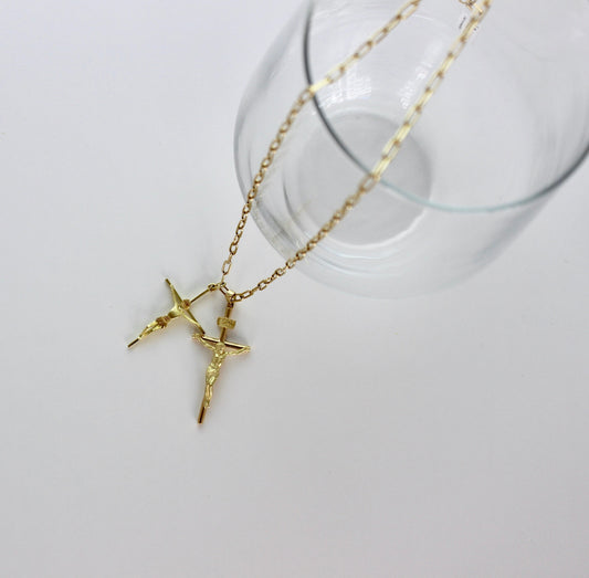 Gold Cross Christ