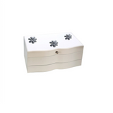 White Flower Jewelry Box