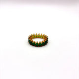 Anillo Plata Alianza Esmeraldas