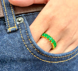 Anillo Plata Alianza Esmeraldas