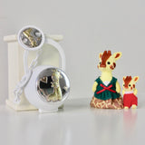 Set Pinza y Porta Chupete Jirafa Corazones