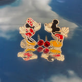 Pendientes Plata Disney Minnie Mickey Amor