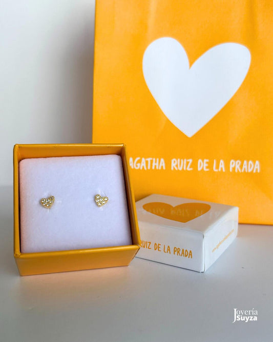 Pendientes Plata Agatha Ruiz de la Prada Flor Circonitas
