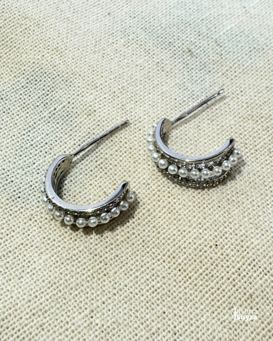 Multicolor Star Silver Earrings