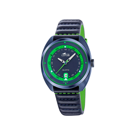 Reloj Hombre Acero Verde Azul 19097/2