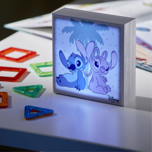 Lámpara Stitch y Ángel