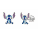 Disney Stitch Silver Earrings