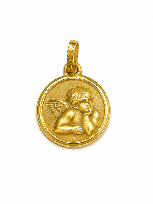 Medalla Oro Amarillo Ángel
