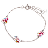 Pulsera Plata Agatha Ruiz de la Prada Trio Arco Iris