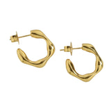 Pendientes Plata Aro Bombé