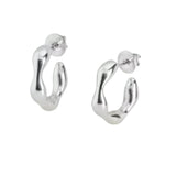 Pendientes Plata Aro Bombé