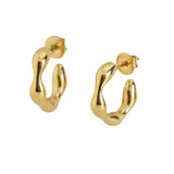 Pendientes Plata Aro Bombé