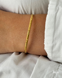 Yellow Gold Hoop Earring 18 mm