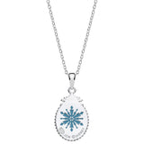 Cadena plata con colgante Elsa Frozen Disney para Niña