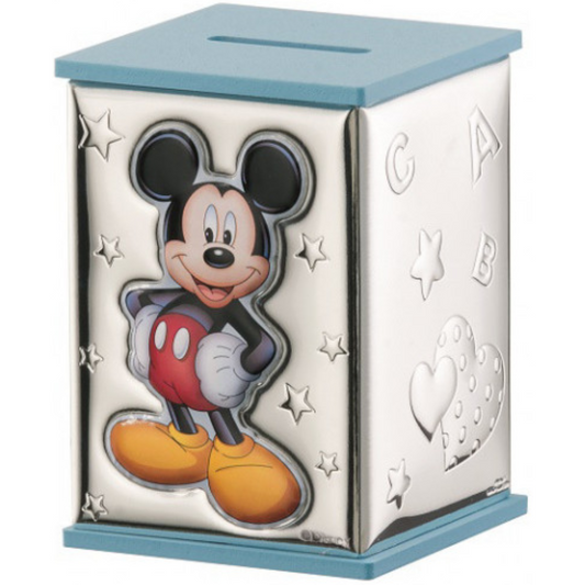 Mickey Mouse Light Blue Piggy Bank