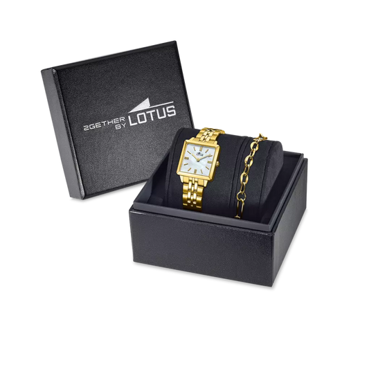 Reloj Lotus Mujer ToGether Chapado