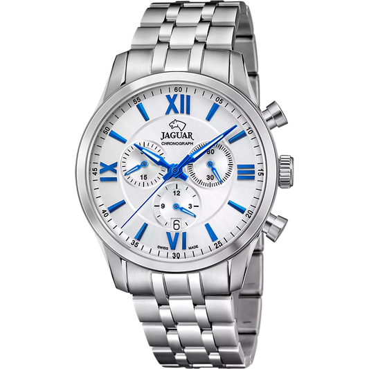 Reloj Hombre Jaguar Acamar Plata Cronógrafo J963/1
