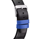 Reloj Hombre Acero Negro Azul 19099/3