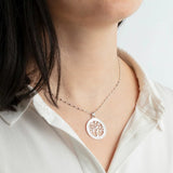 Collar Plata Arbol Vida Lotus Silver