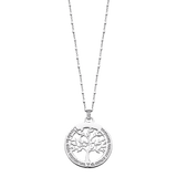 Collar Plata Arbol Vida Lotus Silver