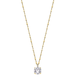 Collar Plata Chapada Chatón Lotus Silver Charming Lady