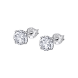 Pendientes Plata Chatón Circonita Lotus Silver Charming Lady