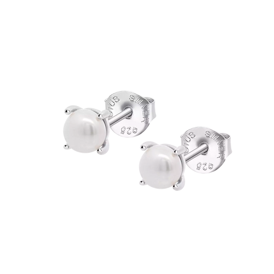 Pendientes Plata Perlas Lotus Silver Pearls