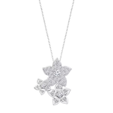 Collar Plata Flores Lotus Silver Trendy