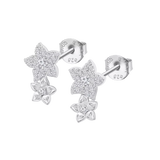 Pendientes Plata Flores Lotus Silver Trendy